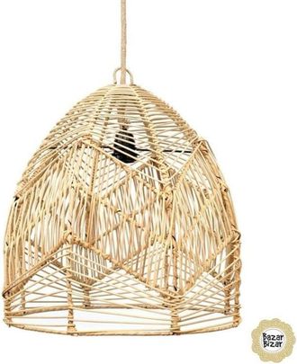 Bazar Bizar Lámpara de techo ratán diám:40cm