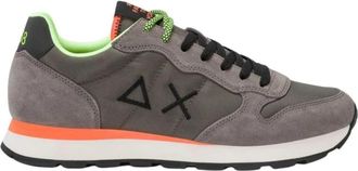Sun 68 Tom Fluo Sneaker - Heren - Sneakers - Grijs - 43 EU - Leer - Schoenen