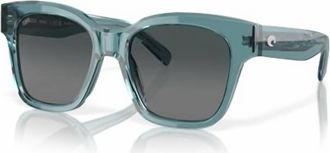 Costa Womens Nusa Crystal Sunglasses In Aquamarine Gray Gradient 580G