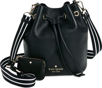 Kate Spade New York rosie leather bucket bag in Black at Nordstrom Rack