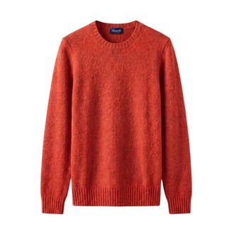 Drumohr Maglione girocollo - - Knitwear - Uomo - Arancione - L