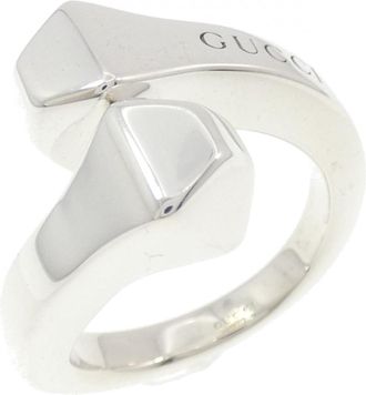 Gucci Silver Silver 925 Band Ring (Pre-Owned)