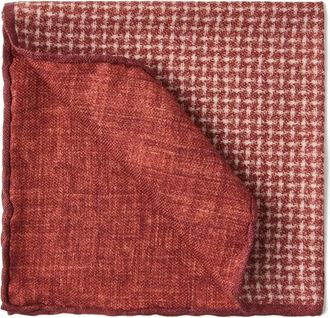 Brunello Cucinelli Fazzoletto da taschino in seta - Arancione