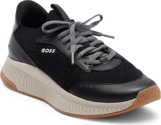 BOSS TTNM EVO Slon Sneaker in Black at Nordstrom Rack, Size 13Us / 12Uk