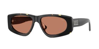 Diesel DL2021U 207173 Mens Sunglasses Black Size 54