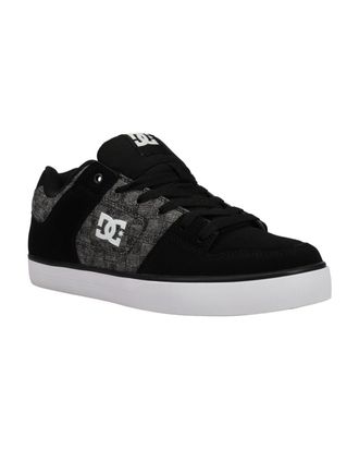 DC Sneaker DC SHOES Pure, Herren, Gr. 6(38), schwarz, monogram, 55.4% Leder, 44.6% Synthetikmaterial, Schuhe Sneaker