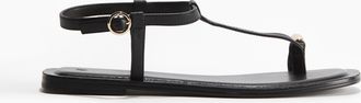 H&M Sandalen mit Metalldetail - Schwarz