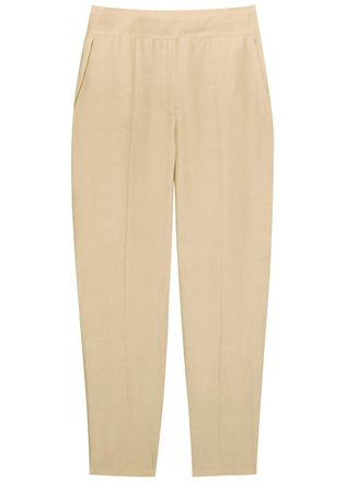 Joseph Aix Tapered-leg Woven Trousers - Beige - 42 (UK14 / L)