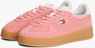 Tommy Hilfiger Womens Tommy Jeans Platform Suede Sneaker - Enchanted Pink - US 6.5 / EU 37