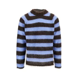 Emporio Armani Kniited sweater with striped motif Man S