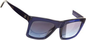 Chanel Acetate Gradient Lenses Square Sunglasses (Authentic Pre-Loved)