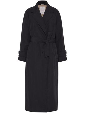 Brunello Cucinelli Cappotto imbottito lungo - Nero