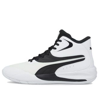 Puma Triple Mid White Black 376451-07