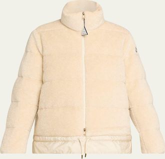Moncler Cedra Teddy Short Down Jacket