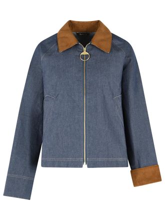 Barbour Freckleton blauw katoenen jack