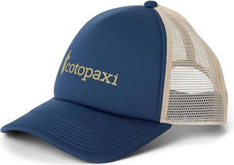 Cotopaxi Vintage Trucker Hat Traditional Hats Deep Sea, Polyester