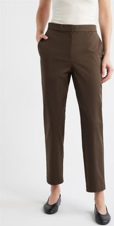 Eileen Fisher High Waist Slim Fit Ankle Pants in Wren at Nordstrom, Size X-Small
