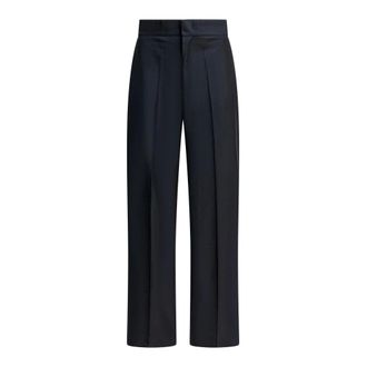 SA SU PHI Pantalones Anchos - Trousers - Mujer - Azul - XS