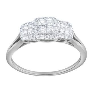 LuvMyJewelry Varenne 0.35 Ct 10K Gold Diamond Ring in 14K Yellow Gold at Nordstrom, Size 7.5
