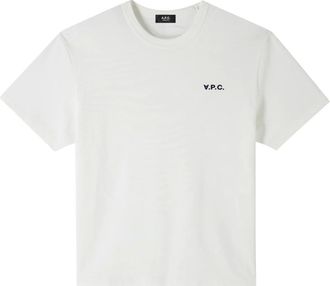 A.P.C. A.p.c., Tops, Heren, Wit, M, Katoen, Boxy Petit VPC T-Shirt