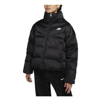 Nike (WMNS) Nike Therma-fit City Series Synthetic Fill Shine Jacket Black DQ6888-010