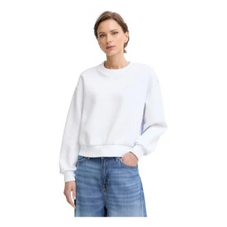 A|X Armani Exchange Mujer, Sudaderas, Blanco, Talla: M