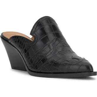 Jessica Simpson Zurina Pointed Toe Mule in Black 02 at Nordstrom Rack, Size 6.5