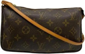 Louis Vuitton Pre-owned Mini Bags, female, Brown, Size: ONE SIZE Pre-owned Pochette Pouch