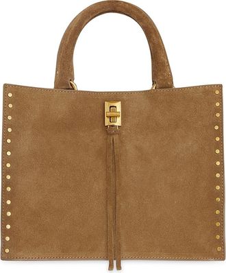 Rebecca Minkoff Small Darren Suede Tote Bag in Praline at Nordstrom