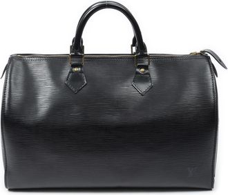 Louis Vuitton Pre-owned Womens Speedy 35 Handbag - Black - One Size