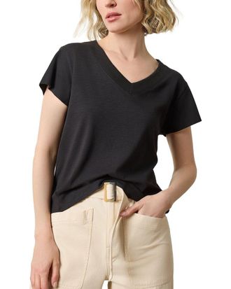Lilla P Relaxed Short Sleeve V-Neck T-Shirt