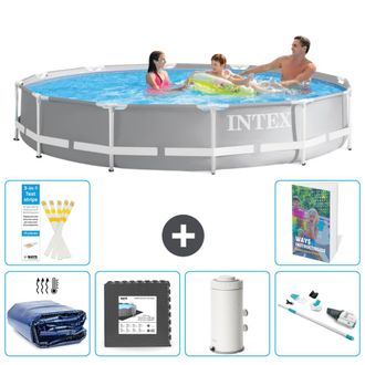 Intex Piscina Prism Frame Redonda - 366x76 Cm - 7-piezas S141