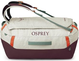 Osprey Transporter 65-Liter Duffle Luggage in Mystery White/Moody Burgundy at Nordstrom