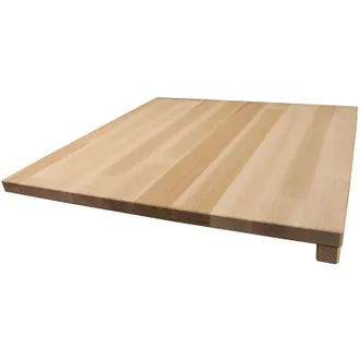 Fackelmann Tagliere spianatoia in Legno di Faggio 40 x 40 cm, Facile e Comodo da usare per Impasti e preparazione di Pasta Fresca, Taglia Unica