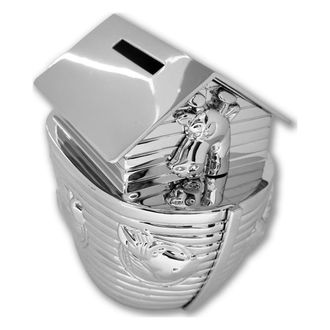 Zilverstad Alcanc&iacute;a De Plata Para Ni&ntilde;os, Regalo Elegante, Arca De No&eacute; Tama&ntilde;o: 81x116x101 Mm Sku: Zv6814261