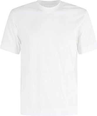 Circolo 1901 Wit Jersey T-shirt Korte Mouw Ronde Hals - Heren - T-shirts - Wit - S - Katoen - Tops