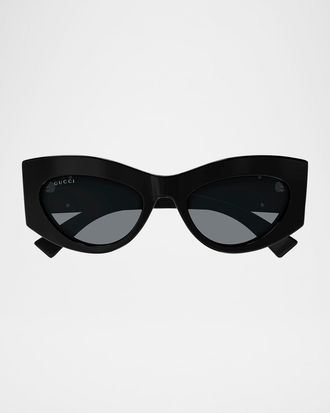 Gucci Cat-Eye Acetate Sunglasses