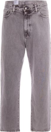 Carhartt Work in Progress Grey Loose Flat Front Pants