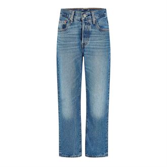 Levi's Damesjeans 501 met rechte pijpen en enkellengte (Moet van mij zijn)