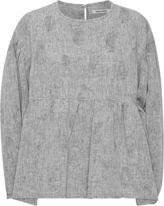 Henrik Vibskov Blouses, female, Gray, S, Grey Melange Gloves Bowl Blouse