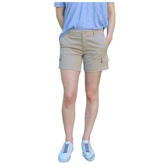 Mason's Cargo shorts met studs - Dames - Korte Broeken - Beige - XS - Katoen - Korte Broeken