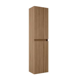 Saniclass Chaci Hoge Kast - 140x35x27cm - 2 deuren - warm eiken