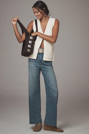 Maeve The Colette Full-Length Wide-Leg Jeans by Maeve