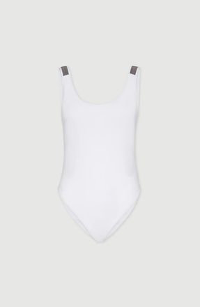 Brunello Cucinelli One-piece swimsuit in White at Nordstrom, Size 44 It