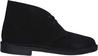 Clarks Enkellaarsjes - Dames - Veterlaarzen - Zwart - 36 EU - Schoenen