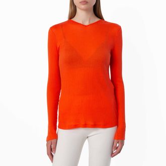 Ferragamo Ferragamo Long-Sleeved Knit Top