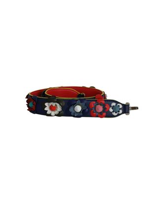 Fendi Pre-owned Womens Flowerland Strap You Shoulder in Multicolor Leather - Multicolour - One Size