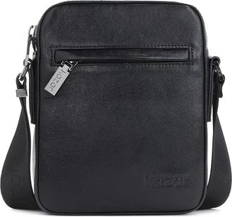 Kazar Zwarte tas voor mannen - Heren - Schoudertassen - Zwart - ONE Size - Leer - Tassen
