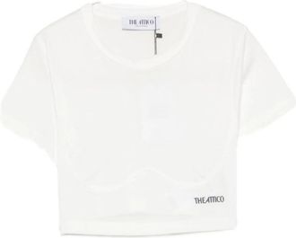 The Attico Mujer, Camisetas, Blanco, Talla: S