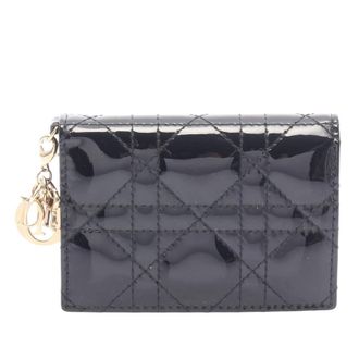 Dior Pre-owned Dior Patent Cannage Card Holder Ladies W49Y9A8DOI3XRGT2